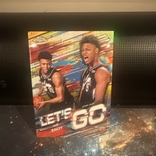 2025-26 Topps Chrome Basketball Ace Bailey RC Let's Go!! Case Hit SSP Utah Jazz 