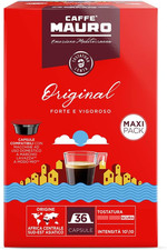 Caffè Mauro Torrefazione Miscela Original – Intensità 10/10 – 144 Capsule, Compa