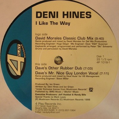 Deni Hines - I Like The Way (2x12'') (Very Good Plus (VG+)) - 3921807430