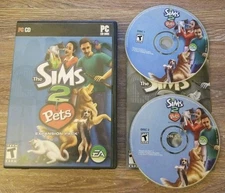 The Sims 2 Pets PC Game Expansion Pack 2006 Complete w/ Case & Manual