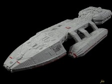 1/3600 Battlestar Galactica(1978) Assemble Model Kit W/base 3D Printing