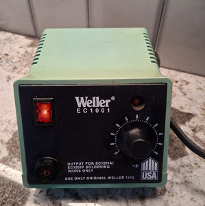 Weller EC1001 Micro Digital Soldering Station Power Tested Working Made in USA