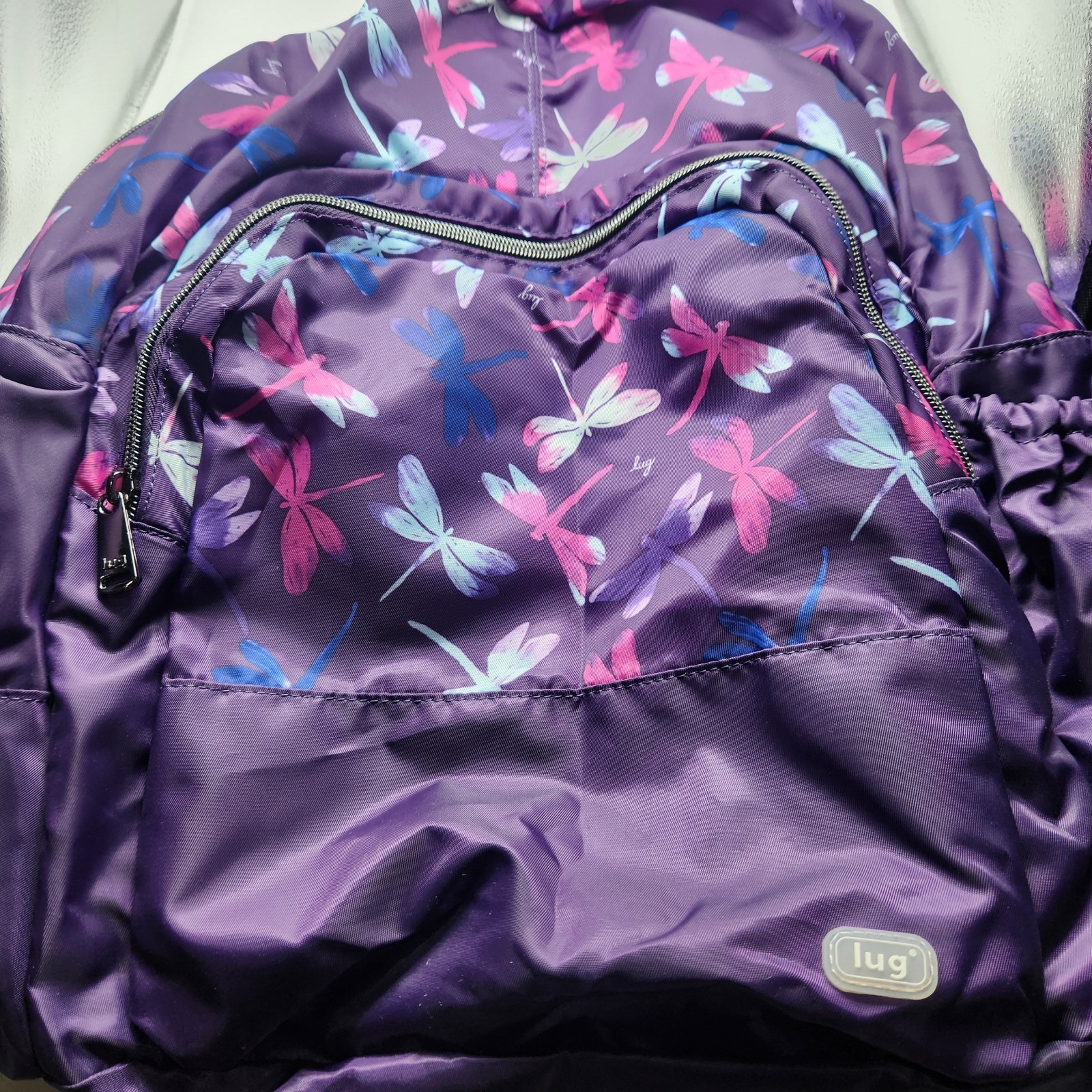 LUG Echo Packable Spacious Backpack Purple Dragon… - image 13