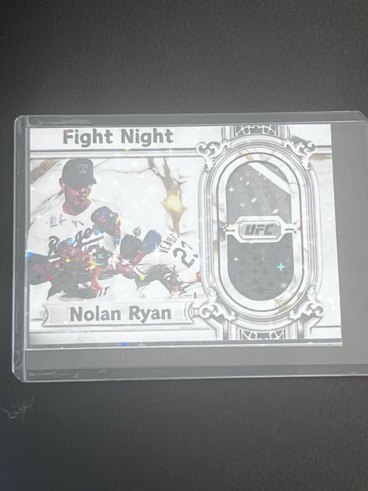 Nolan Ryan Fight Night UFC Non Licensed Custom Not A Real Patch Refractor - Image 2 of 3