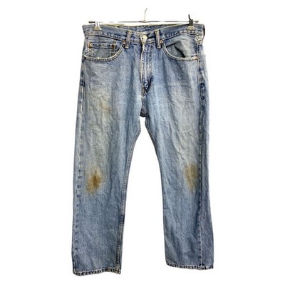 Levi's 505 denim pants W34 Levi's regular fit light blue vintage wholesale Ameri