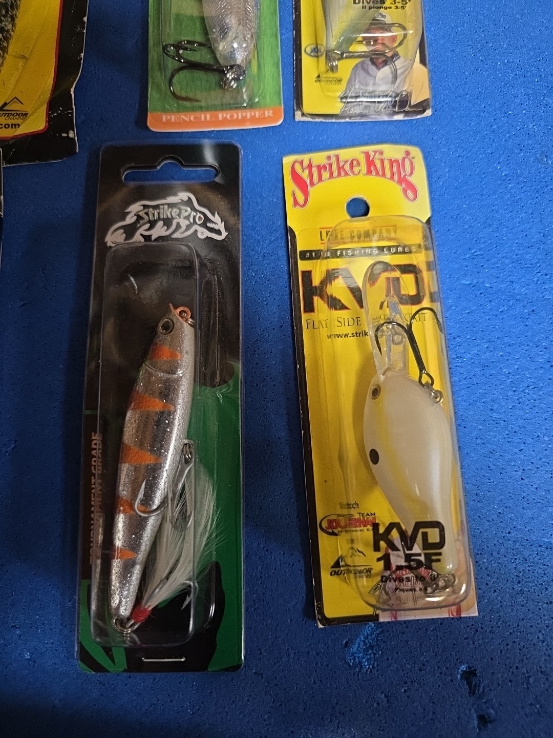 10 MISC Crankbait Fishing Lure Lot. Strike King, Rebel, Cotton Cordell, KVD. Nos - Image 2