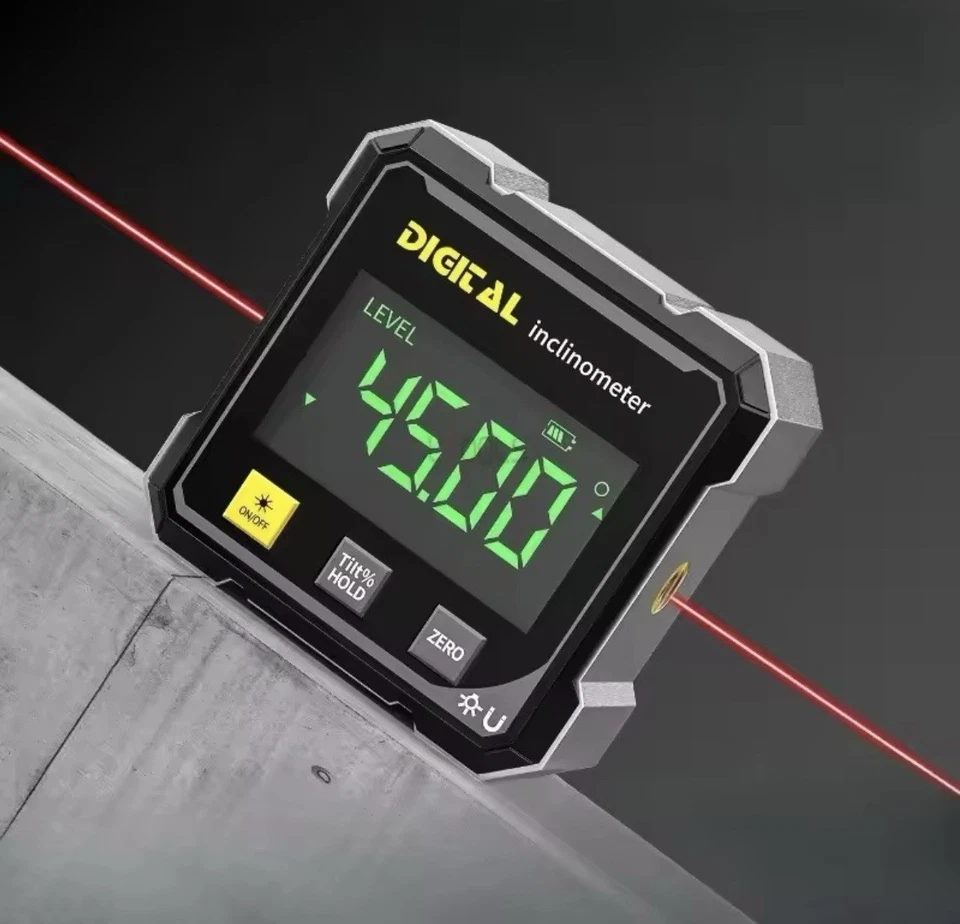 Inclinometro Goniometro Digitale Tascabile Con Display Professionale a 360 Gradi - Imagen 3 de 4
