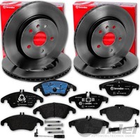 Brembo Bremsscheiben + BelÄGe Vorne Hinten FüR Mercedes E-KLASSE A207 C207 W207