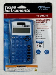 Texas Instruments 30XIIS Calculatrice scientifique - Bleu de foudre