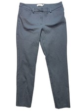 Calvin Klein Women Trousers Stretch Slim Fit Ankle Pants Size 10 Gray