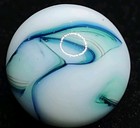 Oxblood 💎Blue & Green Swirl Ravenswood or Alley Glass Swirl Vintage Marble .58" — photo 1