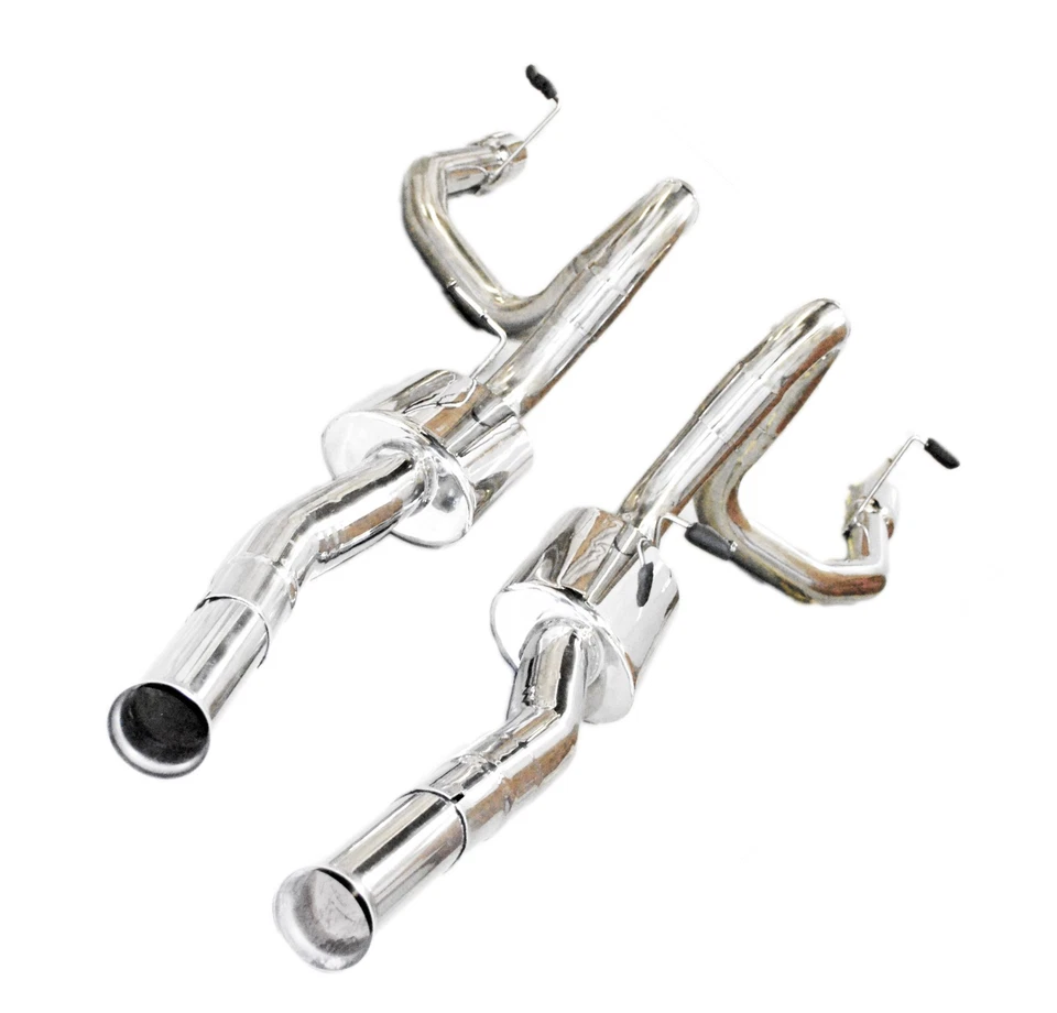 Para Ford Mustang GT 99-04 Cupé 2D4.6L V8 SOLO 4" Punta OD SS Doble Escape Catback Foto 4 de 4