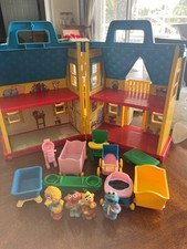 Vintage Sesame Street Playhouse - 14 pieces