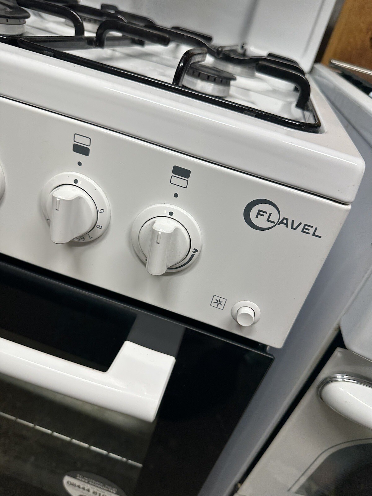 Flavel Freestanding 50cm Gas Cooker With High Level Grill FHLG51W Mint