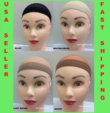 6 pc Stocking Wig Cap Wig Liner Weaving Cap B...