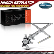 Power Window Regulator with 2-Pin Motor for Honda CR-V 2012-2016 Front LH Driver