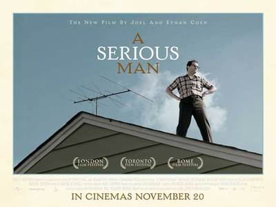 A SERIOUS MAN Movie POSTER 30x40 Simon Helberg Richard Kind Adam Arkin Michael