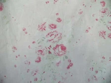 Chic House Inc Stella Shabby PINK Faded Pink Cabbage Roses Cotton Poplin 1 Yd. 