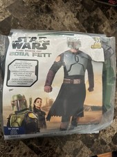 Star Wars The Book Of Boba Fett Halloween Costume Adult Mens Size SD 32-34 New