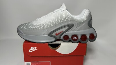 IMPORT-FREE] Nike Air Max DN (GS) Light Grey White Kids Sz 7Y Red