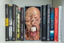 STAAARS! Nemesis Bookend - Resident Evil Fan Art, Horror Gaming Decor