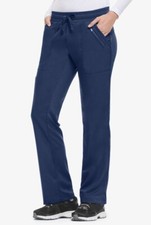 Purple Label Healing Hands Tanya Women  s Navy Blue Stretch Scrub Pant XXSP