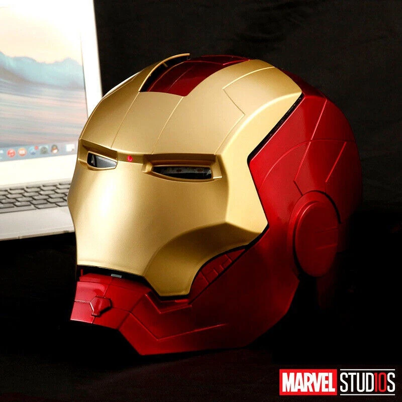 Iron Man 1/1 Wearable Helmet Cosplay Prop LED Mask Children Kids Christmas Gift - Bild 2 von 4