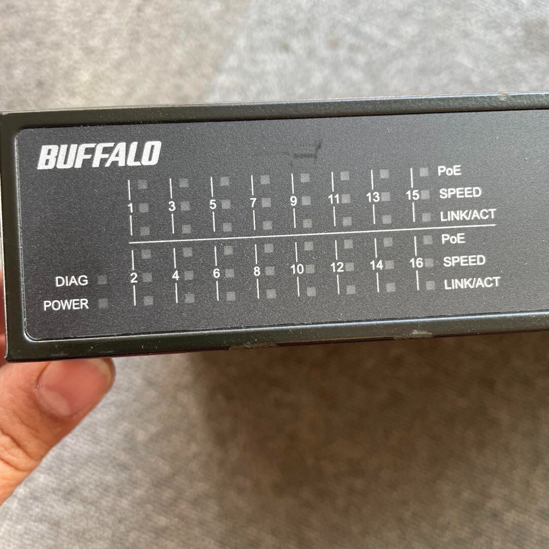 BUFFALO Layer 2 Giga Smart Switch 16-port BS-GS2016 Black BUFFALO Layer 2 Giga Smart Switch 16-port BS-GS2016 Black