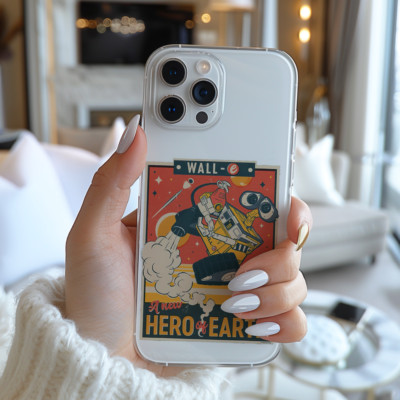 Disney und Pixars Wall E Ein neuer Held der Erde Retro Wand E Handyhülle AB198