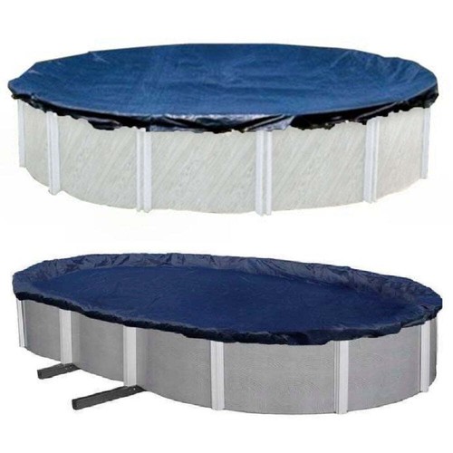 Above Ground Swimming Pool Winter Tarp Covers by Swimline in Round and