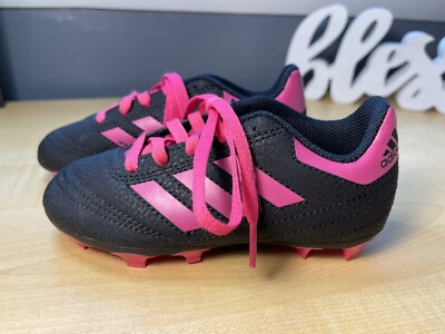 Adidas Soccer Cleats Pink & Black Boy Or Girl Size 10Y | eBay