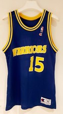 NBA Golden State Warriors Basketball Jersey Champion #15 Sprewell Size - 44 - M