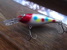 Custom Painted Rapala Shad Rap SR-7 Old School Clown