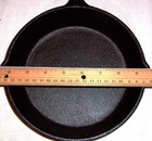 HAND-CAST Cast Iron Frying Pan Pre-Seasoned 7½” #8 Skillet — photo 2