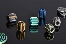 Titanium Knife Lanyard Bead Paracord Necklace Pendant Bracelet EDC Charm DIY