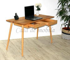Massivholz Schreibtisch 120x74x55cm Kernbuche massiv geölt PC-Tisch Bürotisch