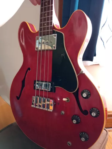 1968 Gibson EB2D Bass with Hard Shell Case