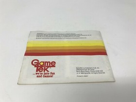 Jeopardy! Junior Edition - Nintendo Nes - manual only