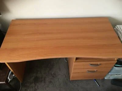 Desk With Filing Cabinet Drawer Suit Office Or Student Desks