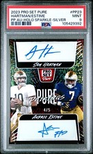 2023 LEAF PRO SET PURE PURE PAIRINGS AUTO SAM HARTMAN/AUDRIC ESTIME #4/5 PSA 9