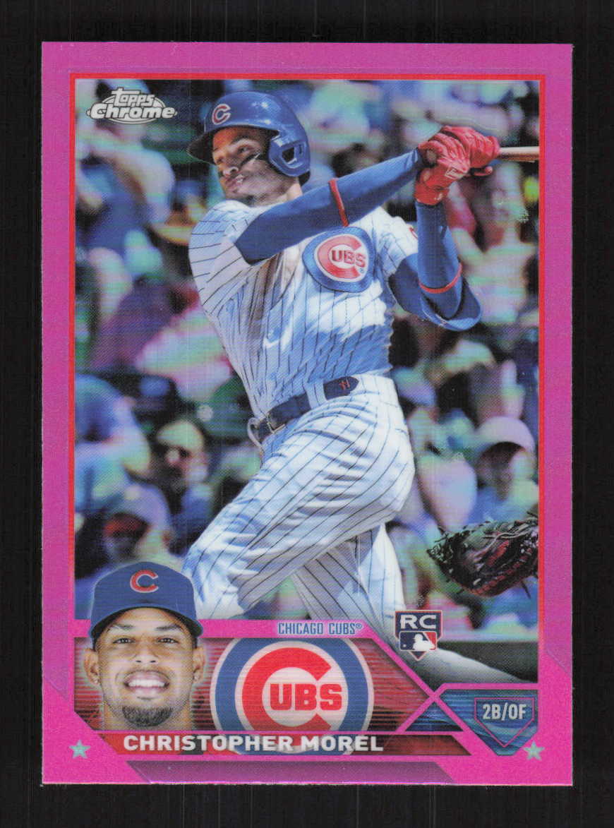Christopher Morel 2023 Topps Chrome Pink Refractor Chicago Cubs #198