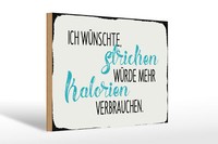 Holzschild Spruch 30X20 Cm Ich WüNsche Stricken WüRde Holz Schild Wooden Sign
