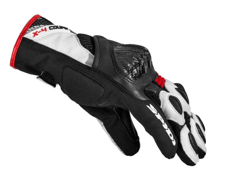 SPIDI X4 COUPE' TEXTECH 皮革摩托车赛车手套赛道日 # C80     — 第 4/4 张图片