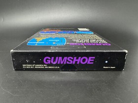 Gumshoe (Nintendo NES) *CIB - STICKER SEAL - CIRCLE SoQ - 5 SCREW - TESTED*