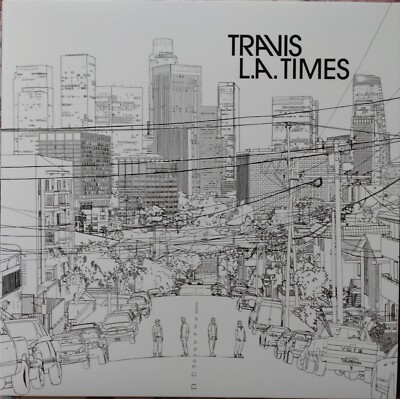 TRAVIS * L.A. TIMES * LIMITED SPLATTER VINYL w/ ALTERNATE ART SLEEVE * 750 ONLY!