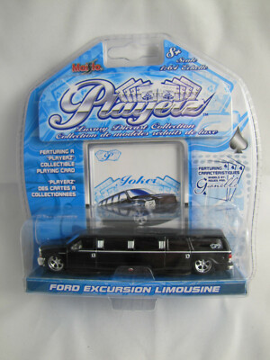 Maisto 1:64 25217 Ford Excursion Limousine Diecast Playerz schwarz