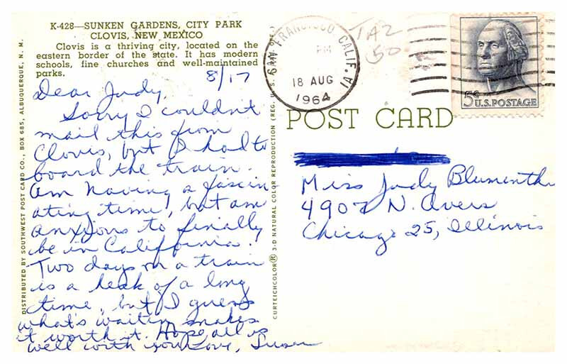 Postcard GARDEN SCENE Clovis New Mexico NM 10/19 AU5133 eBay