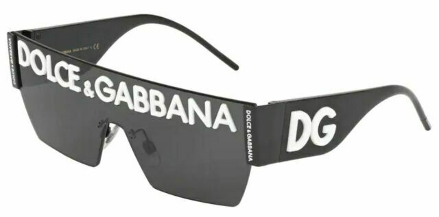 Dolce\u0026Gabbana DG2233 01/87 43-143-145mm Occhiali da Sole Nere con Lenti  Grigi | Acquisti Online su eBay