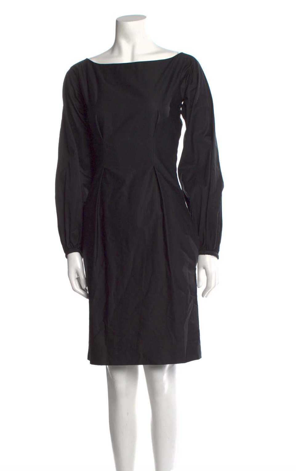 Abito a turni Yves Saint Laurent Paris Edition 24 nero cotone XS US2 FR34 ottime condizioni