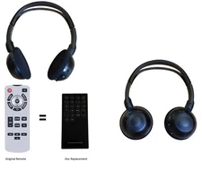 Toyota Sienna Wireless Headphones and Remote 2021 2022 2023; 2 Programmed sets